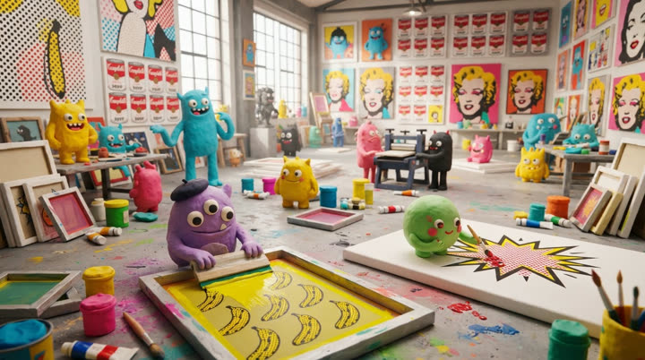 Claywaii Monsters, printed in The Factory