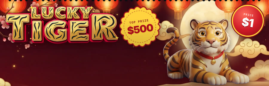 Lucky Tiger scratch ticket