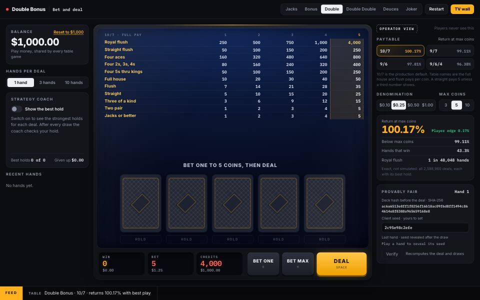 Double Bonus demo